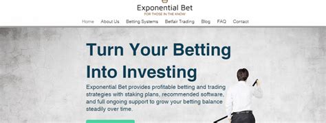 exponential bet review|Exponential Bet Betting Strategies – Final Review.